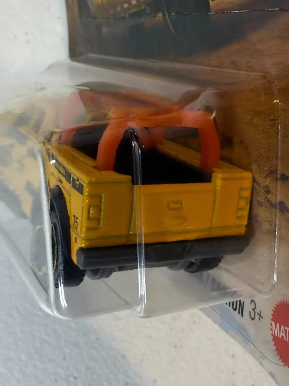 Matchbox 2015 Ford F150 Contractor Truck Yellow 18/125